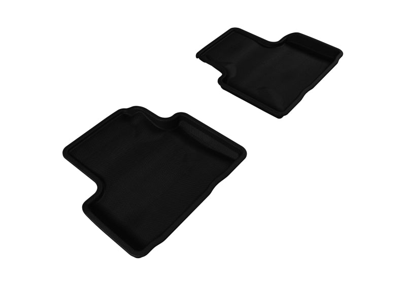 3D MAXpider 2007-2015 Infiniti Q40/G35/37 Kagu 2nd Row Floormats - Black - GTR Auto