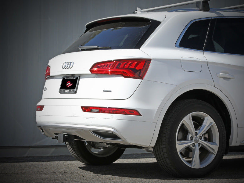 aFe MACH Force-Xp 17-21 Audi Q5 L4-2.0L (T) 3in to 2.5in Stainless Steel Cat-Back Exhaust System - GTR Auto