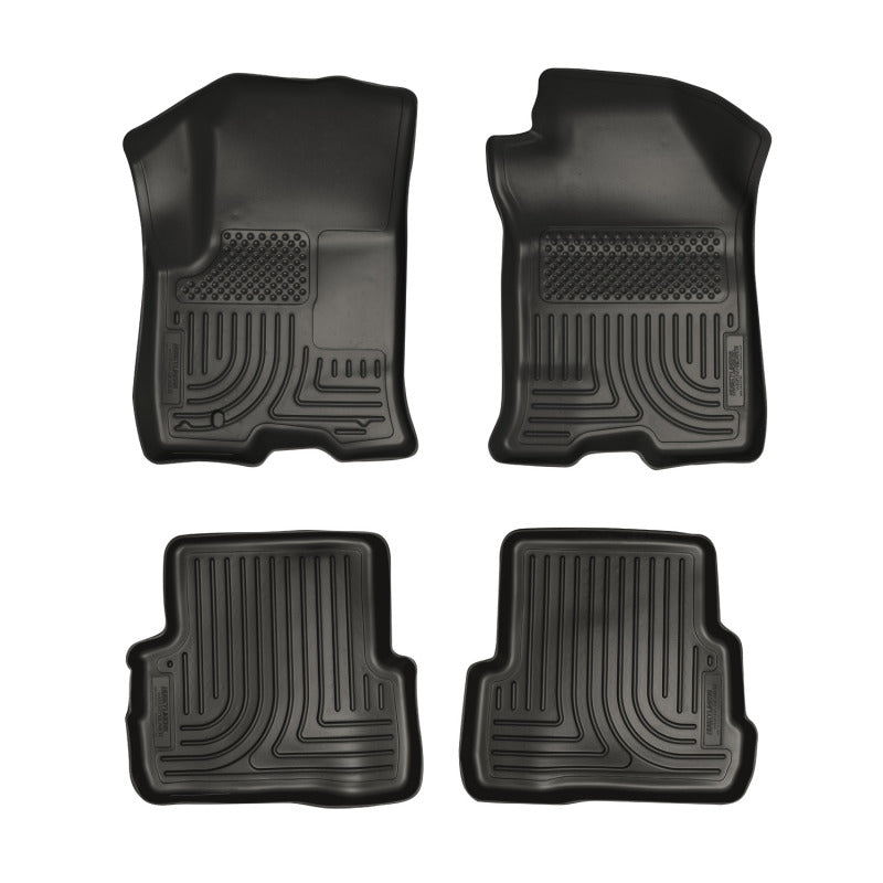 Husky Liners 08-11 Ford Focus WeatherBeater Combo Black Floor Liners - GTR Auto