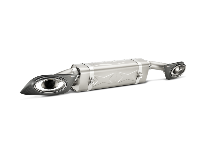 Akrapovic 14-15 Porsche 911 Turbo/Turbo S (991) Slip-On Line (Titanium) w/ Carbon Titanium Tips - GTR Auto