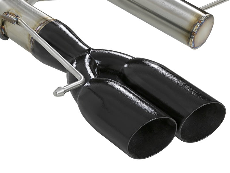 aFe MACHForce XP 08-13 BMW 135i L6-2.0L N54/N55 3in. 304 SS Axle-Back Exhaust w/Black Tips - GTR Auto