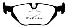 Load image into Gallery viewer, EBC 96-98 BMW Z3 1.9 Yellowstuff Rear Brake Pads - GTR Auto