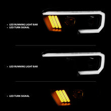 Load image into Gallery viewer, ANZO 2016-2017 Toyota Tacoma Projector Headlights w/ Plank Style Design Black/Amber w/ DRL - GTR Auto