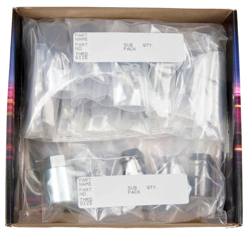 McGard 6 Lug Hex Install Kit w/Locks (Cone Seat Nut) 1/2-20 / 13/16 Hex / 1.5in. Length - Black - GTR Auto
