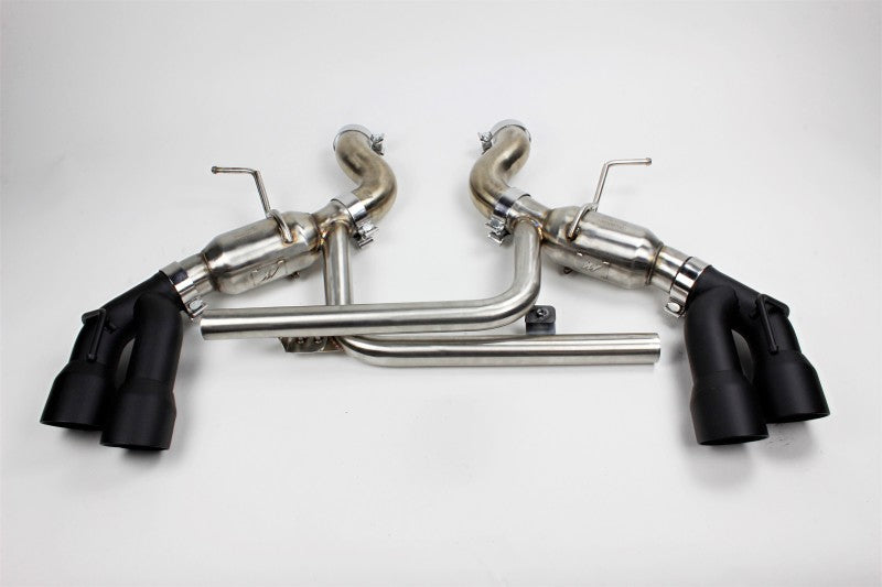 Mishimoto 2016+ Chevrolet Camaro SS Quad-Tip Pro Axle-Back Exhaust w/ Black Tips - GTR Auto