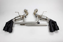 Load image into Gallery viewer, Mishimoto 2016+ Chevrolet Camaro SS Quad-Tip Pro Axle-Back Exhaust w/ Black Tips - GTR Auto