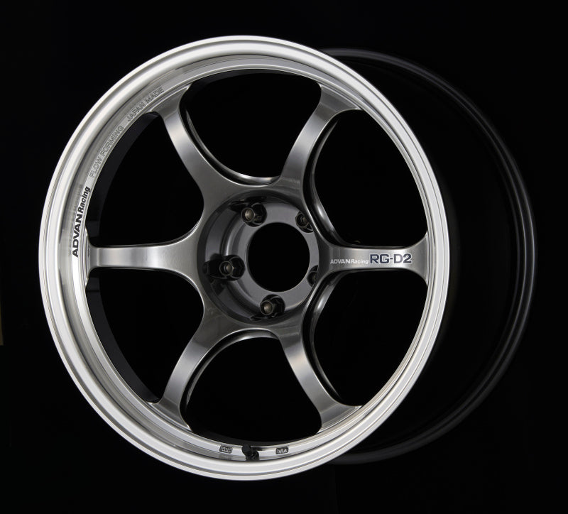 Advan RG-D2 18x10.0 +22 5x114.3 Machining and Racing Hyper Black Wheel
