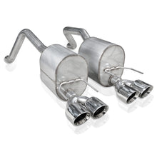 Load image into Gallery viewer, Stainless Works 2009-13 C6 Corvette Axle Back 2-1/2in Dual Chambered Turbo Mufflers Quad 4in Tips