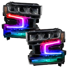 Load image into Gallery viewer, Oracle 19-21 Chevy Silverado 1500 RGB+W Headlight DRL Kit - ColorSHIFT w/ BC1 Controller