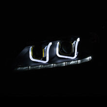 Load image into Gallery viewer, ANZO 2013-2015 Honda Accord (4dr ONLY) Projector Headlights w/ U-Bar Black