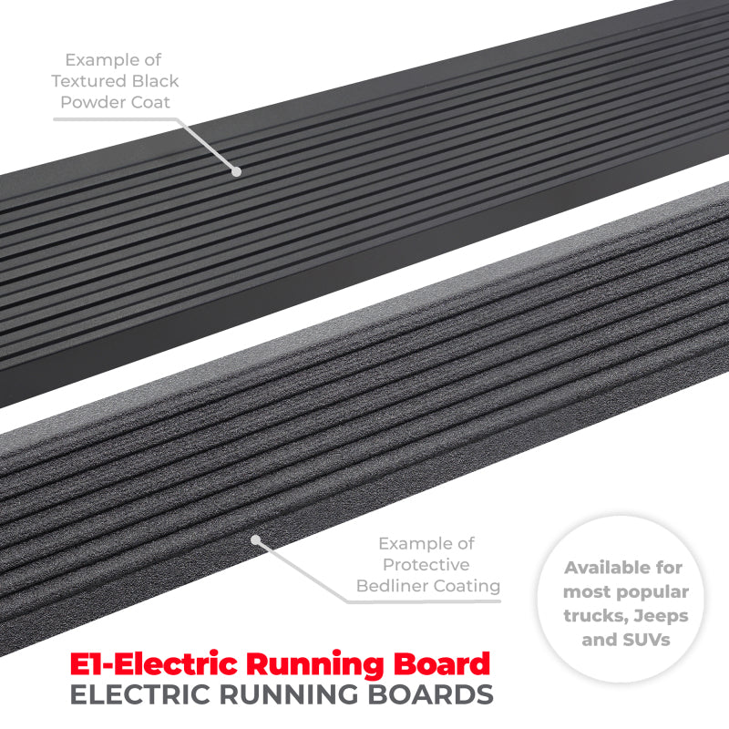 RealTruck 11-22 Ram 2500/3500 CC 4dr VoltStep Electric Running Board Kit (No Drill) - Tex. Blk - GTR Auto