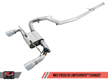 Load image into Gallery viewer, AWE Tuning Ford Focus RS SwitchPath Cat-Back Exhaust - Diamond Black Tips