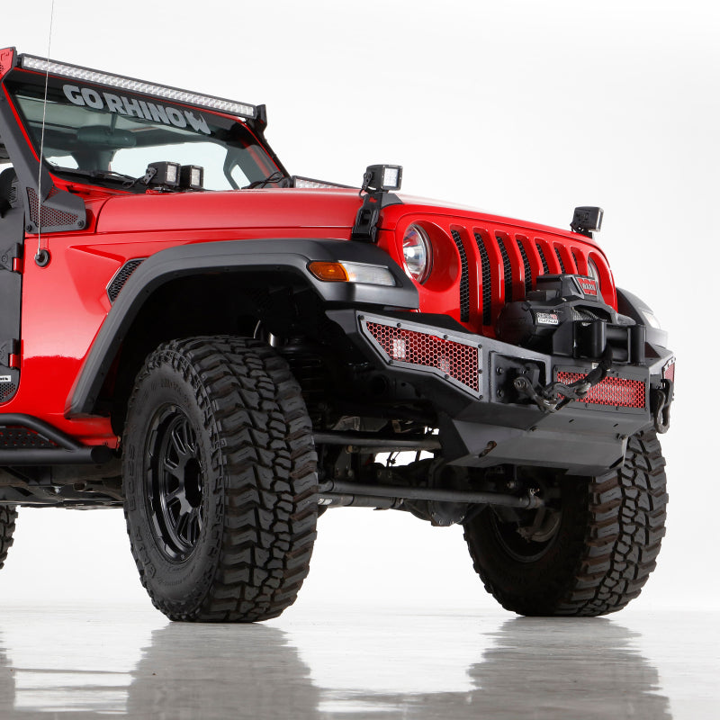 Go Rhino 18-20 Jeep Wrangler JL/JLU Rockline Front Bumper Skid Plate - GTR Auto