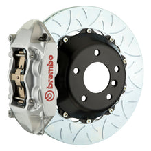 Load image into Gallery viewer, Brembo 06-11 ML320 Rear GT BBK 4 Piston Cast 380x28 2pc Rotor Slotted Type3-Silver