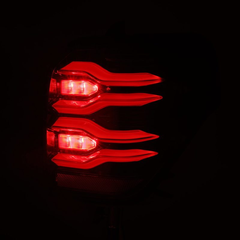 AlphaRex 10-21 Toyota 4Runner LUXX LED Taillights Alpha Blk w/Activ Light/Seq Signal - GTR Auto