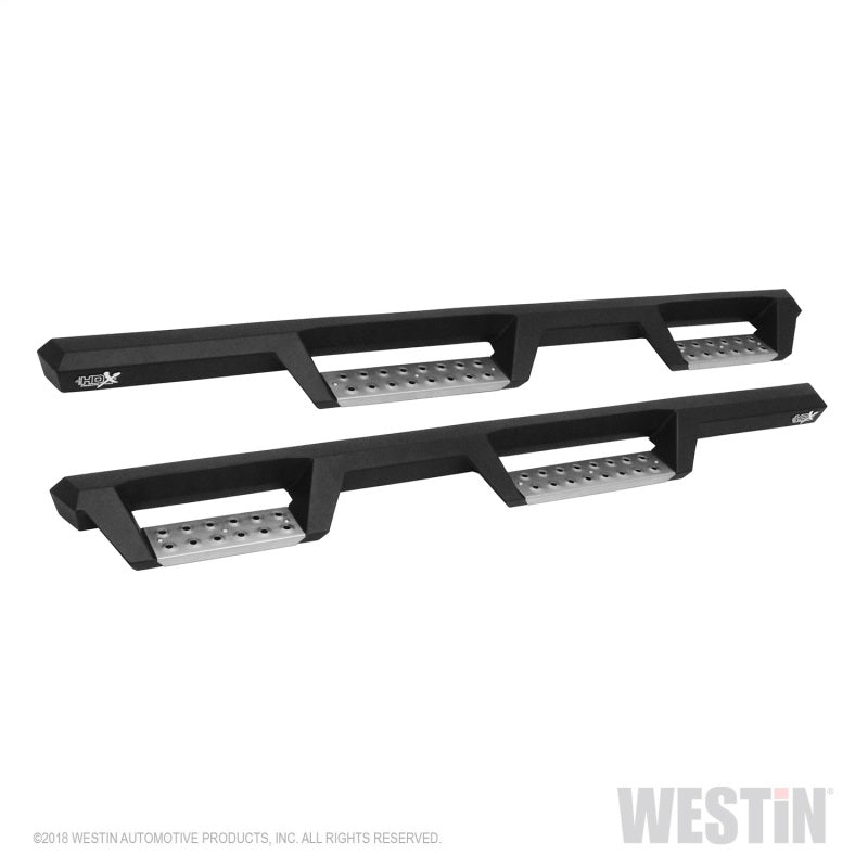 Westin/HDX 2018 Jeep Wrangler JL Unlimited Drop Nerf Step Bars - Textured Black - GTR Auto
