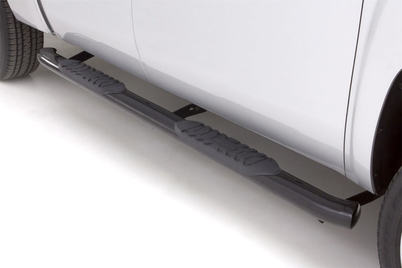 Lund 2019 Ford Ranger 5in. Oval Curved Steel Nerf Bars - Black - GTR Auto