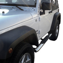 Load image into Gallery viewer, Westin 2007-2017 Jeep Wrangler 2dr PRO TRAXX 4 Oval Nerf Step Bars - SS - GTR Auto