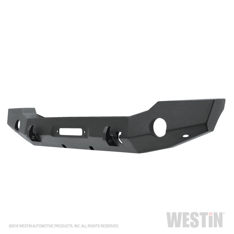 Westin 18-20 Jeep Wrangler JL WJ2 Full Width Front Bumper - Textured Black - GTR Auto