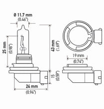 Load image into Gallery viewer, Hella Bulb H9 12V 65W Pgj195 T4 Sb - GTR Auto