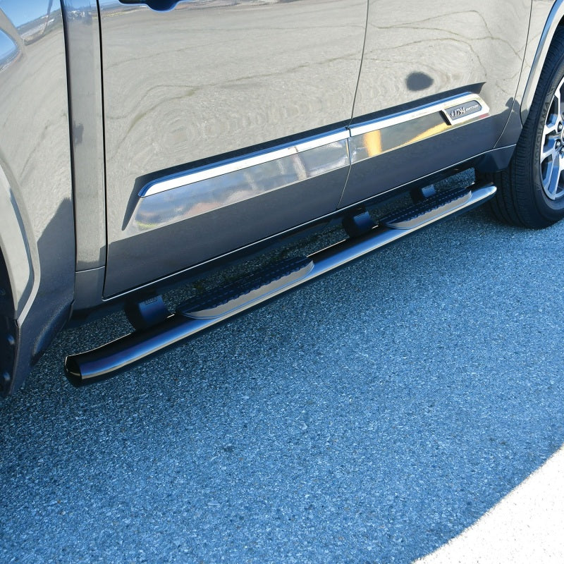 Westin 2022 Toyota Tundra CrewMax PRO TRAXX 4 Oval Nerf Step Bars - Black - GTR Auto