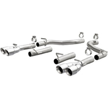 Load image into Gallery viewer, MagnaFlow Axle-Back, SS, 2.5in, Quad Split Rear 3.5in Tip 2015 Dodge Challenger 3.6L V6 - GTR Auto