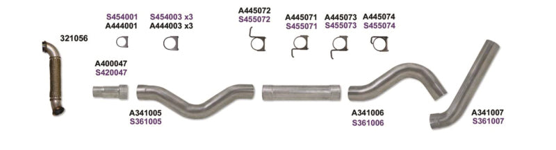 Diamond Eye KIT 5in Catback MRP Single w/ TDP SS 06-07 Chevy/GMC 6.6L Duramax 2500/3500 - GTR Auto