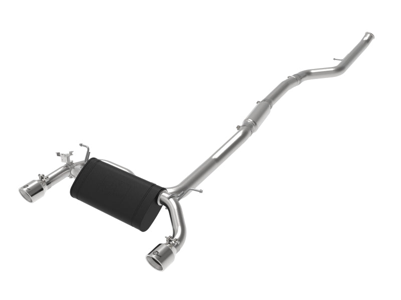 aFe MACHForce XP 3in to 2.5in 304 SS Cat-Back Exhaust w/ Polished Tips 14-16 BMW M235i - GTR Auto