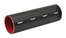 Load image into Gallery viewer, Vibrant 4 Ply Reinforced Silicone Straight Hose Coupling - 1.5in I.D. x 12in long (BLACK) - GTR Auto