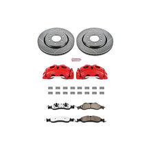 Load image into Gallery viewer, Power Stop 07-09 Lincoln Navigator Front Z36 Truck &amp; Tow Kit w/Cals