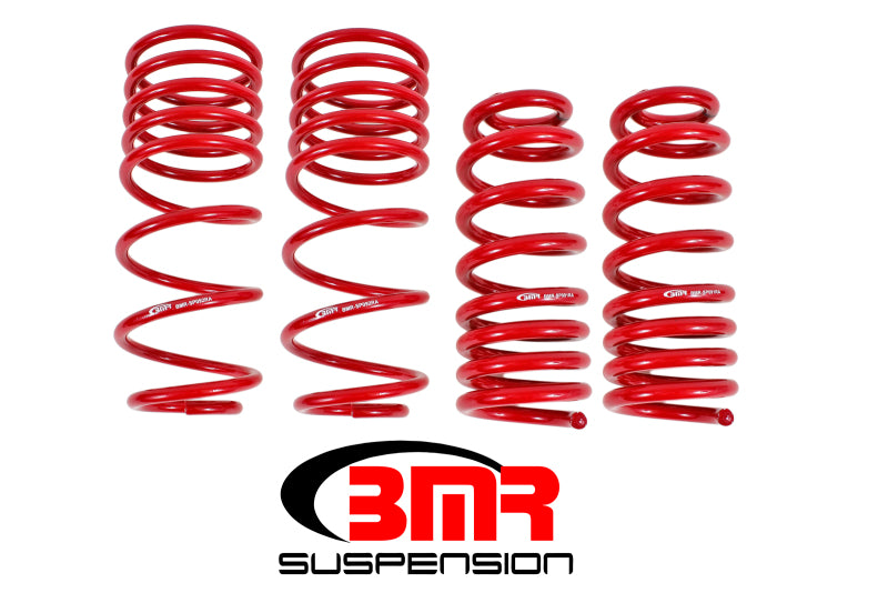 BMR 93-02 F-Body Handling Version Lowering Spring Kit (Set Of 4) - Red - GTR Auto