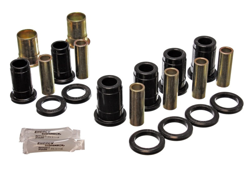 Energy Suspension 59-64 Bel Air/Impala / 64 El Camino (w/ Single U/A) Black Rear C/A Bushing Set - GTR Auto