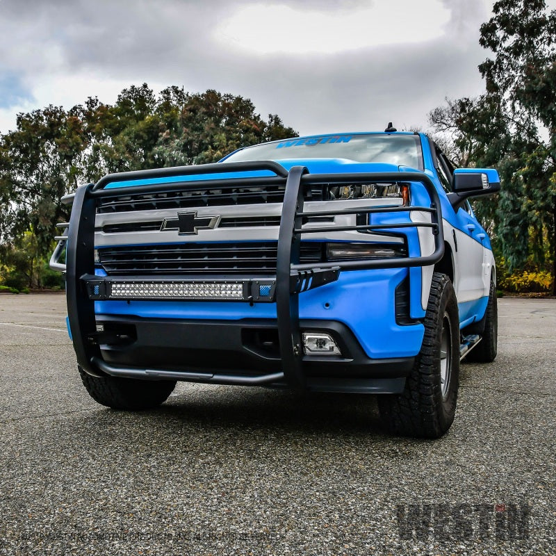 Westin 19-21 Chevy 1500 Sportsman X Grille Guard - Textured Black (Excl. 2019 Silverado LD) - GTR Auto
