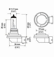 Load image into Gallery viewer, Hella Bulb H11 12V 55W Pgj192 T4 (2) - GTR Auto