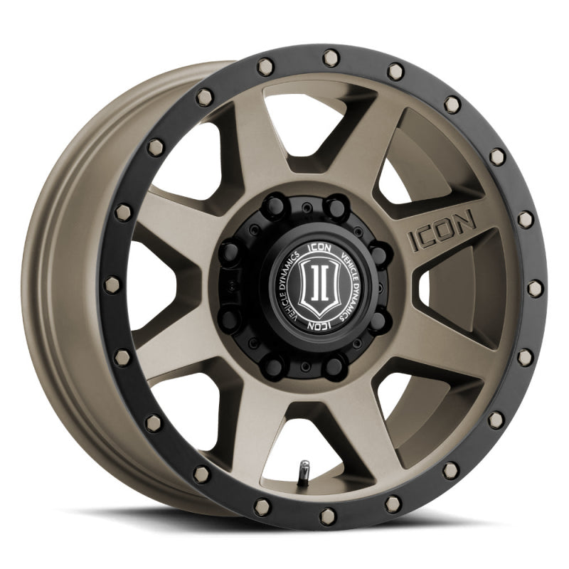 ICON Rebound HD 18x9 8x170 6mm Offset 5.25in BS 125mm Bore Bronze Wheel - GTR Auto