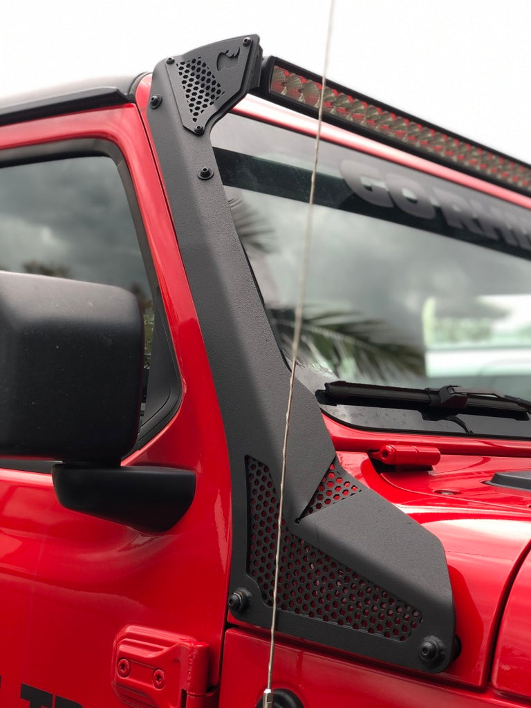 Go Rhino 18-20 Jeep Wrangler JL/JLU/Gladiator JT XE Windshield Light Bar Mount - 50in Single Row - GTR Auto