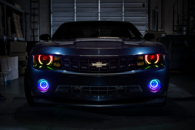 Oracle Chevrolet Camaro 10-13 LED Fog Halo Kit - ColorSHIFT - GTR Auto