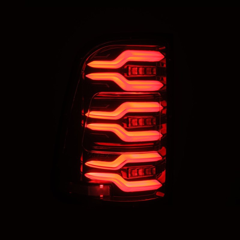 AlphaRex 19-21 Dodge Ram 1500 Luxx-Series LED Tail Lights Alpha-Black w/Activ Light/Seq Signal - GTR Auto