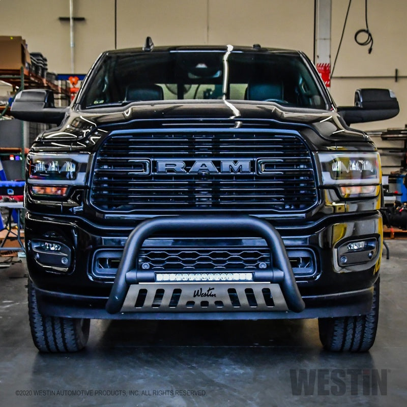 Westin 19-20 Ram 2500/3500 Ultimate LED Bull Bar - Textured Black - GTR Auto