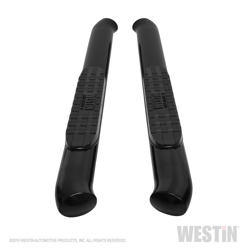 Westin 19-20 Chevrolet Silverado / GMC Sierra 1500 Reg Cab PRO TRAXX 4 Oval Nerf Step Bars - Black - GTR Auto