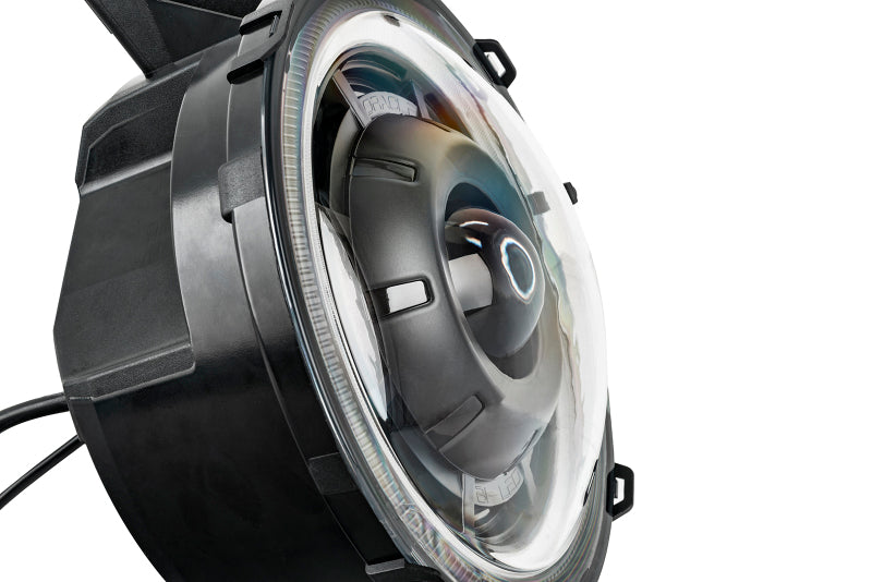 Oracle Oculus Bi-LED Projector Headlights for Jeep JL/Gladiator JT Satin Silver 5500K