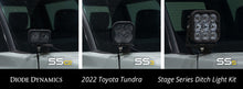Load image into Gallery viewer, Diode Dynamics 2022 Toyota Tundra C2 Pro Stage Series Ditch Light Kit- Yellow Combo - GTR Auto