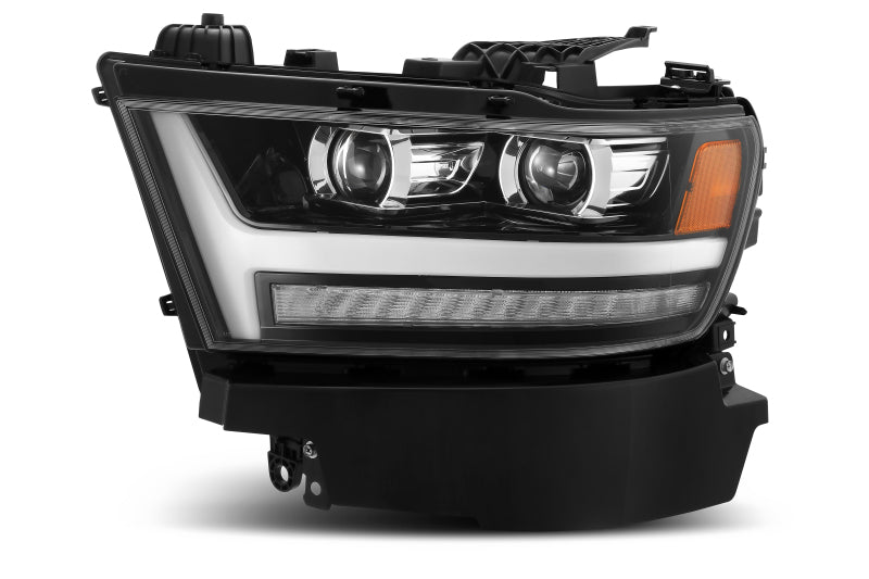 AlphaRex 19-20 Ram 1500HD PRO-Series Proj Headlights Plnk Style Jet Blk w/Activ Light/Seq Signal/DRL - GTR Auto