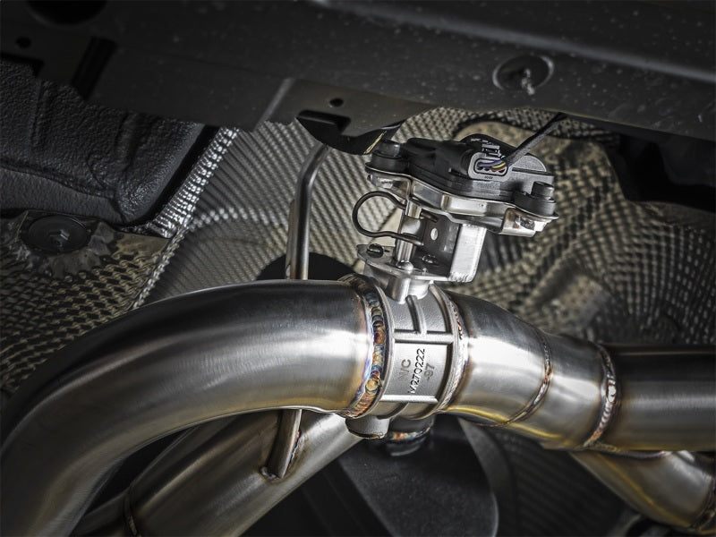 aFe MACH Force-Xp 2-1/2in SS Axle Back Exhaust w/Polished Tips 15+ BMW M3/M4 (F80/F82) L6 3.0L (tt) - GTR Auto