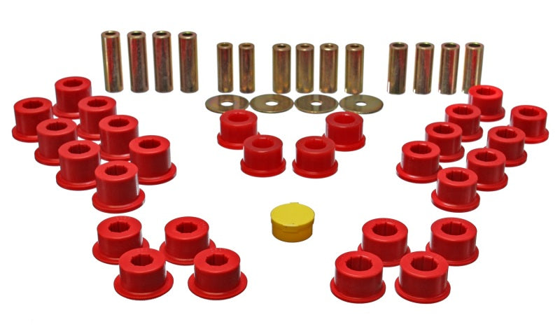 Energy Suspension 90-97 Mazda Miata Red Rear Control Arm Bushing Set - GTR Auto
