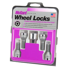 Load image into Gallery viewer, McGard Wheel Lock Bolt Set - 4pk. (Cone Seat) M12X1.5 / 17mm Hex / 22.2mm Shank Length - Chrome - GTR Auto
