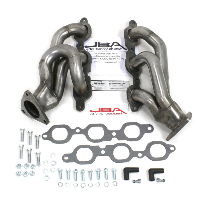 JBA 14-20 GM Truck 4.3L V6 1-5/8in Primary Raw 409SS Cat4Ward Header - GTR Auto