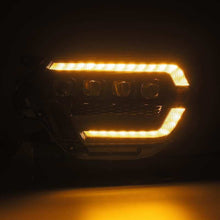 Load image into Gallery viewer, AlphaRex 12-15 Toyota Tacoma NOVA LED Proj Headlights Plank Alpha Blk w/Activ Light/Seq Signal/DRL - GTR Auto