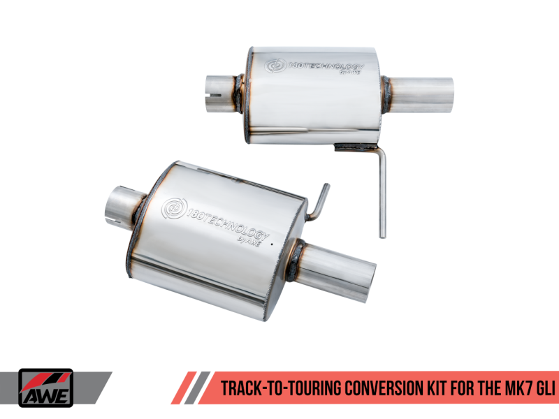 AWE Tuning 18-21 Volkswagen Jetta GLI Mk7 Touring Edition Exhaust Conversion Kit - GTR Auto