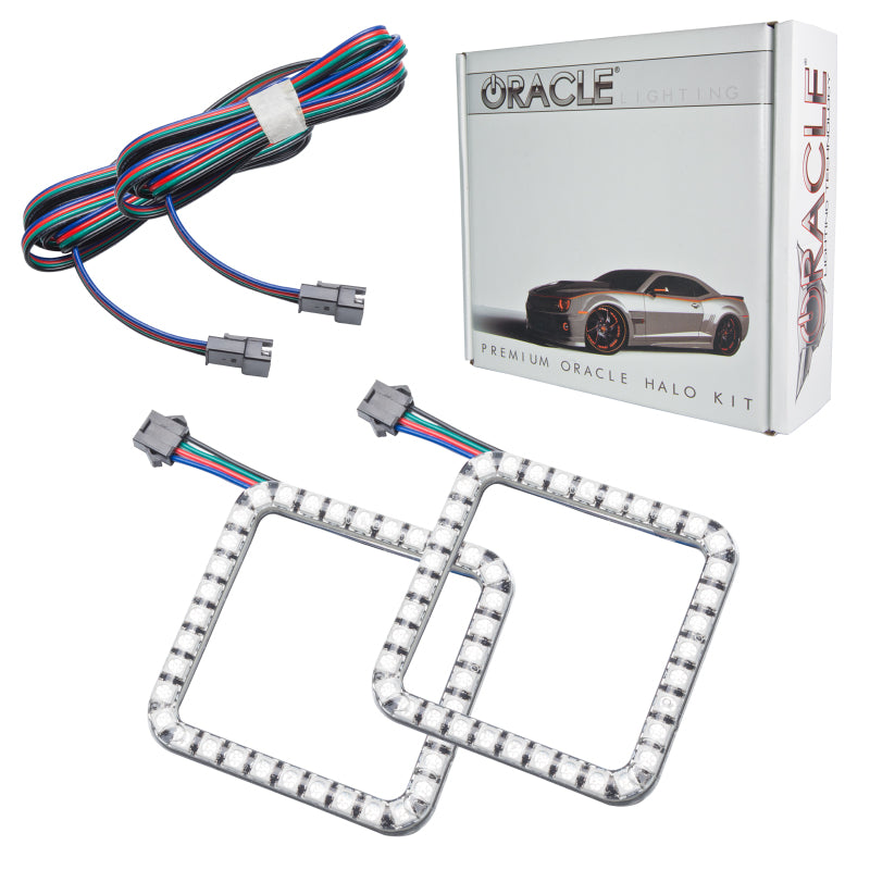 Oracle Ford F-250/350 05-07 LED Fog Halo Kit - ColorSHIFT - GTR Auto